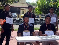 Polda Sultra Gelar Rekonstruksi Kasus Penganiayaan oleh Anggota DPRD Wakatobi