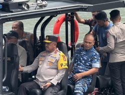 Kapolda Sultra Pimpin Patroli Laut di Sejumlah Pelabuhan dan Lokasi Wisata